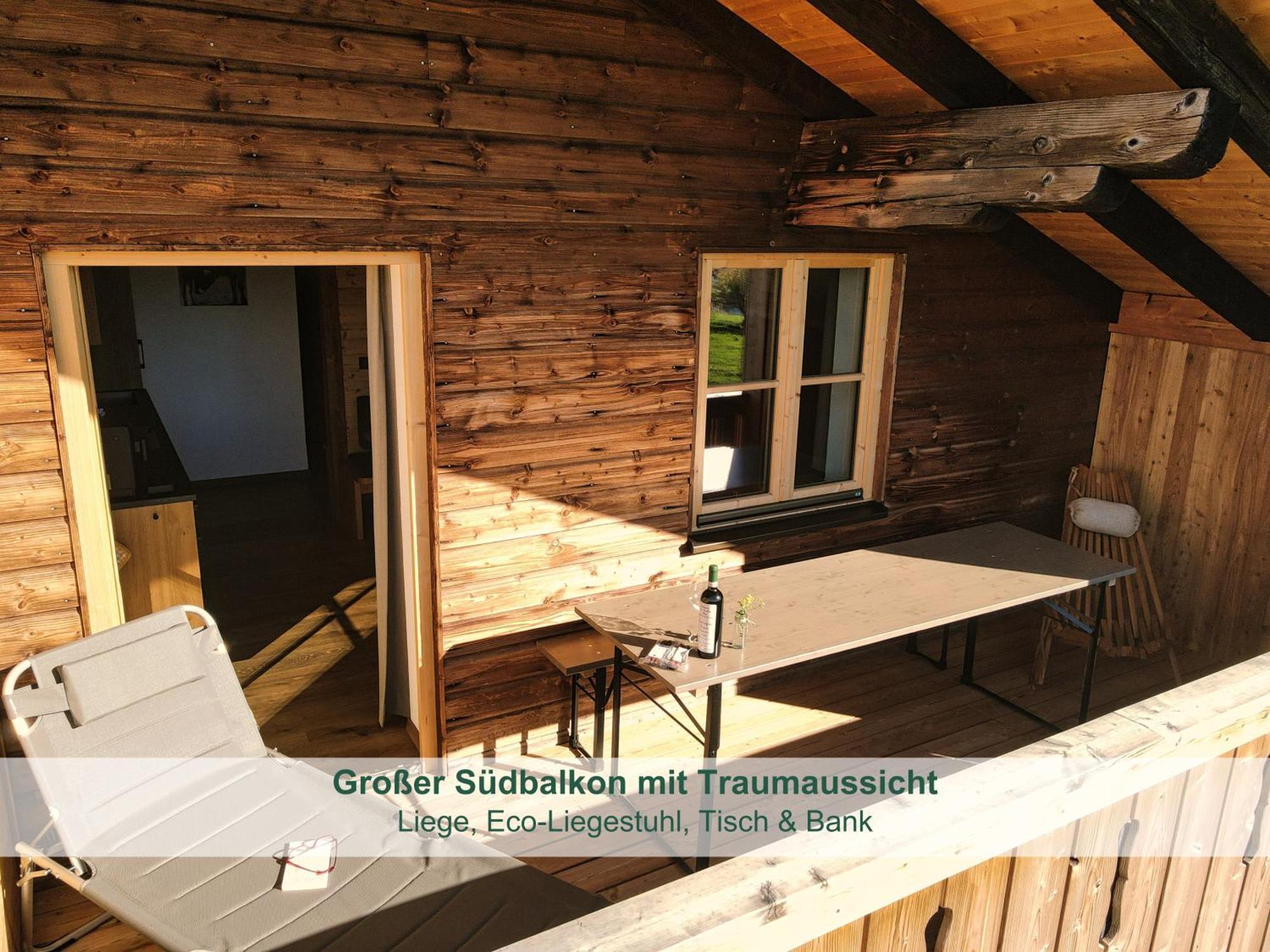 Chalet - Ferienwohnungen - Biohof Stoeger - Panoramasuedbalkon - Grandiose Aussicht Auf See, Berge Und Schloss Neuschwanstein Rieden Eksteriør bilde
